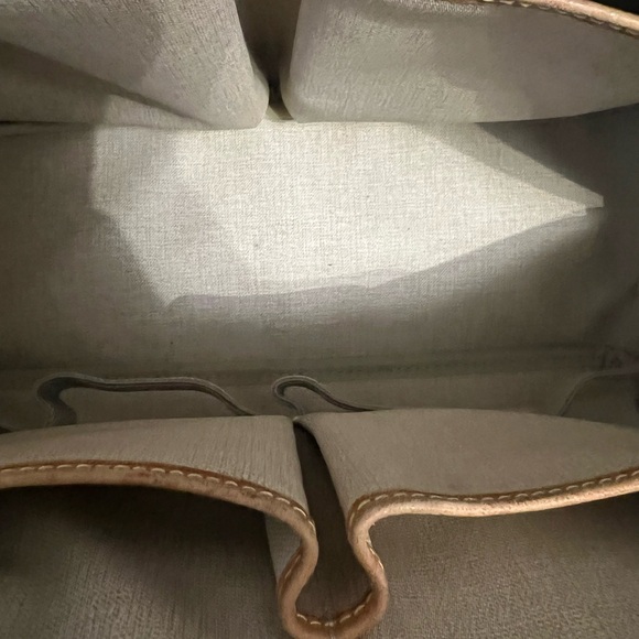 Authentic Louis Vuitton Deauville Brown Monogram Hand Bag w/COA! - Picture 7 of 14